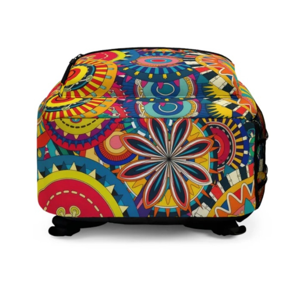 Printify Mandala Pop Colorful Backpack (New) View 5